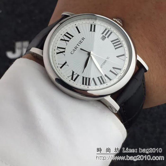 CARTIER卡地亞 全自動機械 時尚男士腕表  WSS3229